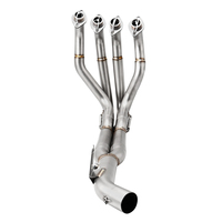 Tuyau de silencieux de moto d'échappement de section principale d'acier inoxydable pour Kawasaki Z900 A2