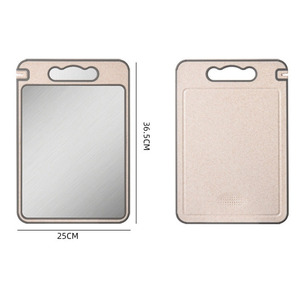 Planche à découper en alliage d'aluminium, plaque de décongélation rapide, double face, carrée, 1,5 cm d'épaisseur, écologique, jetable - Product Image 3
