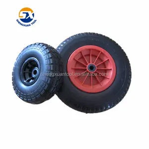 YELLOW Wheelbarrow 16" Wheel Pneumatic Tyre 4.80 / 4.00 - 8 Inner tube BENT VALVE