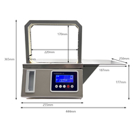 Máquina Flejadora Inteligente Pequeña, Empacadora Automática, Herramientas Portátiles de Fusión en Caliente, Equipo de Embalaje Comercial y Doméstico