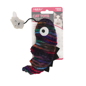 Jouets pour chats, à mâcher, durables, mignons, en fil tricoté avec herbe à chat, pour l'auto-entretenement et la relaxation, vente en gros - Product Image 4