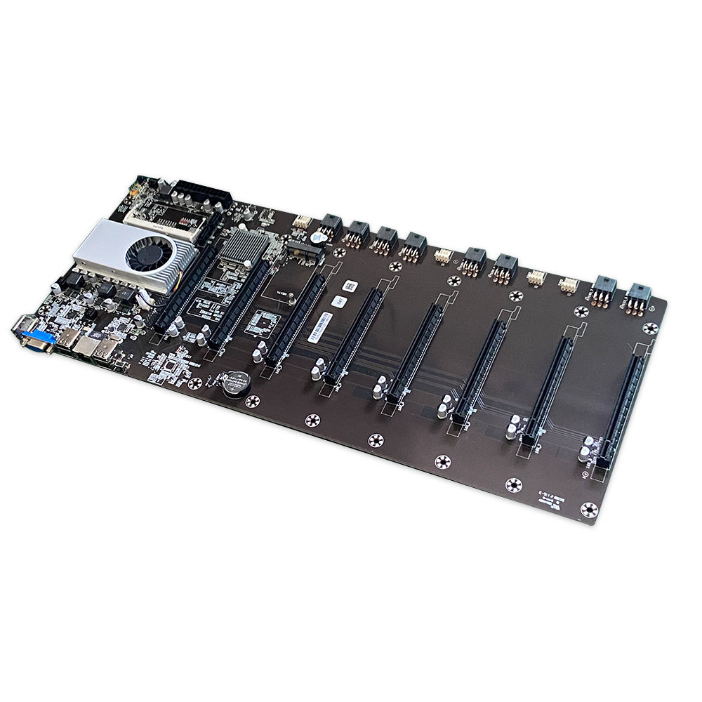 Riserless Pcie Slot Motherboard Mining Motherboard GPU B75