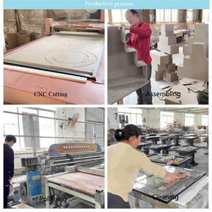 <span class=keywords><strong>Miroir</strong></span> décoratif <span class=keywords><strong>blanc</strong></span> simple moderne <span class=keywords><strong>Miroir</strong></span> mural de haute qualité pour salon Chambre à coucher Salle de bain Meubles personnalisés Verre MDF - Product Image 6