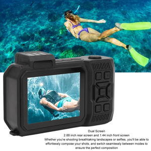 Cámara Digital Sumergible IP68 de 10 Metros, 48 Megapíxeles, Zoom 18X, Pantalla Dual, para Selfies, Video 4K, Gran Venta - Product Image 4