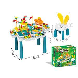 Bloques <span class=keywords><strong>de</strong></span> Construcción Apilables <span class=keywords><strong>de</strong></span> Plástico ABS, <span class=keywords><strong>Juego</strong></span> <span class=keywords><strong>de</strong></span> Bloques <span class=keywords><strong>de</strong></span> Construcción Multifuncionales para Niños, Juegos <span class=keywords><strong>de</strong></span> <span class=keywords><strong>Mesa</strong></span> - Product Image 4