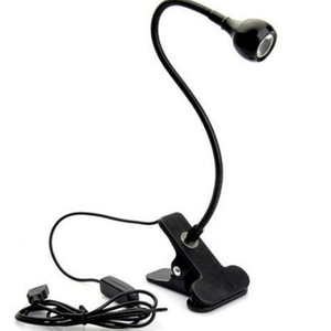 Lampe de bureau LED en forme de tulipe, commande tactile, intensité réglable, alimentée par batterie, lumière naturelle 2700K, design minimaliste en bois, à clipser, pour usage domestique - Product Image 2