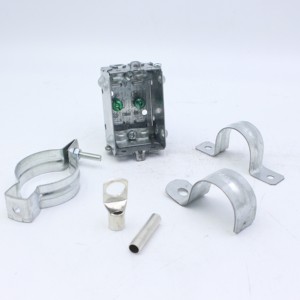 CETL Scatola di Giunzione Personalizzabile 3x2 in Acciaio Zincato, Livello di Protezione IP55, Anticorrosione, Resistente al Fuoco - Product Image 2
