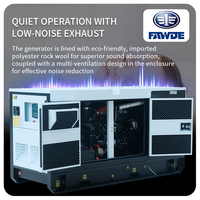 Groupe électrogène diesel silencieux FAW Xichai 20KW/25KVA certifié CE, monophasé/triphasé, contrôleur Smartgen, démarrage électrique 12V DC