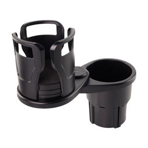 Portavasos Multifuncional 2 en 1 para Auto con Rotación de 360 Grados, Adaptador Universal Enchufable con Base Ajustable y Soporte de Almacenamiento Fijo - Product Image 4