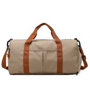 Sac de voyage unisexe en nylon tendance avec sequins, personnalisable, imperméable, grande capacité, léger, pour la nuit, avec fermeture éclair - Product Image 1