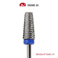 SHUANGJIA professionnel 6.8mm foret à ongles carbure Super Long foret à ongles électrique manucure meulage fraise accessoires