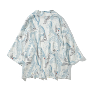 Robes de créateur sur mesure, pyjamas, <span class=keywords><strong>kimono</strong></span> floral, <span class=keywords><strong>kimono</strong></span> de luxe pour homme, polyester, cosplay, <span class=keywords><strong>kimono</strong></span> <span class=keywords><strong>japonais</strong></span> - Product Image 6