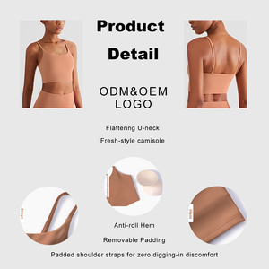 FITVOLT Reggiseno Sportivo Personalizzato Leggero e Resistente per Donne, Traspirante, Antiurto, con Scollo Quadrato, Elastico per Corsa e Yoga - Product Image 2