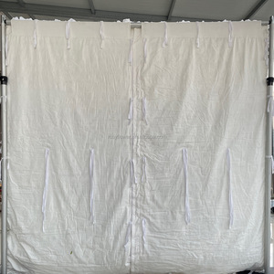 Mur de fleurs sauvages artificielles en <span class=keywords><strong>soie</strong></span> carrée personnalisé 8 pieds x 8 pieds Toile de fond de mariage pour les décorations de fête d'événements - Product Image 6