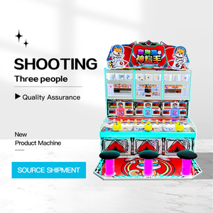 Machine de jeu d'arcade de tir d'intérieur pour enfants, simulateur d'extraterrestres à monnayeur, haute qualité, captivant, avec trois canons - Product Image 6