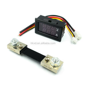 Medidor Digital de Corriente y Voltaje de CC con Pantalla Dual LED, DC0-100V1A 10A 50A 100A, Modelo DSN-VC288 con Shunt - Product Image 1