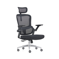 Chaise de bureau ergonomique de direction avec hauteur réglable, design moderne en plastique imperméable pour usage commercial en milieu hospitalier et scolaire