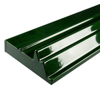 Support de tuiles de mahjong en bois laqué noir, rose, bleu, blanc, haute brillance, personnalisé, de qualité supérieure, avec poussoir de tuiles de mahjong, cadeau de mahjong