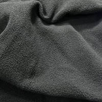 Polaire tricotée 100 % polyester 140 GSM, teinte sur mesure, brossée d'un côté, anti-boulochage, pour sweats à capuche décontractés au quotidien