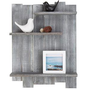CNLF rústico americano <span class=keywords><strong>madera</strong></span> desgastada gris antiguo estantes de pared minimalista muebles para el hogar sala de estar dormitorio Hotel granja almacenamiento - Product Image 5