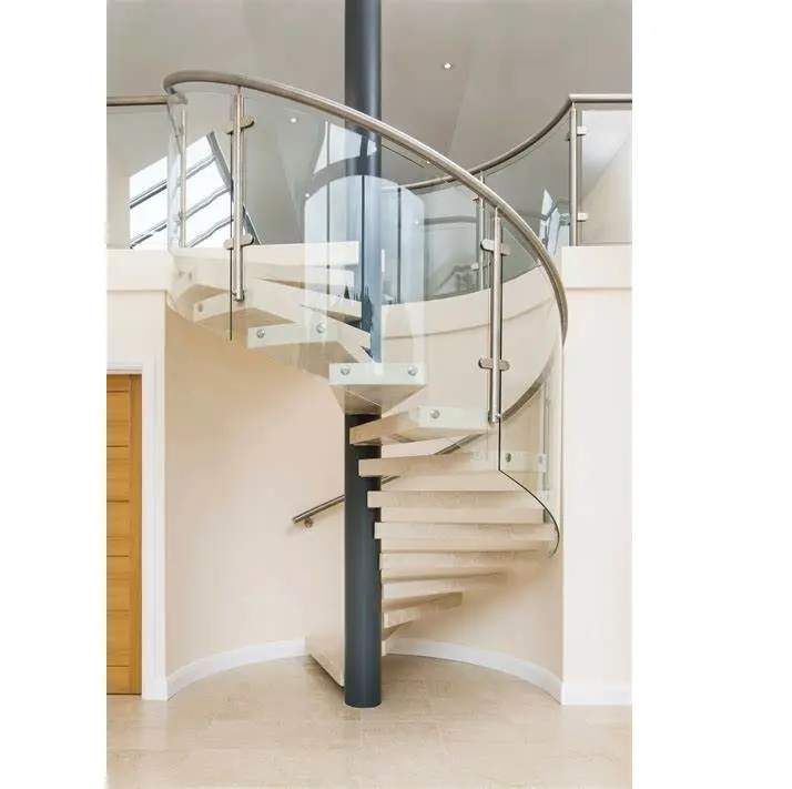 Modern Wood Stair Steps Spiral Staircase Prices Iron Snail Stairs