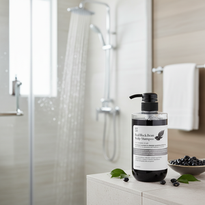 [SOY LAB] Shampooing nourrissant à l'huile de haricot noir 500 ml, hydratant, régulateur de sébum, soin du cuir chevelu, lavage quotidien doux pour des cheveux doux et un cuir chevelu équilibré - Product Image 3