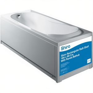 Bañera Rectangular Shiro de 180 x 80 cm con Paneles - Product Image 2