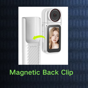 S200 1.47-inch <b>Camera</b> with Magnetic Back Clip and 4K Ultra-high-definition Thumb <b>Camera</b> Portable <b>Camera</b> for Shooting Touchscreen - Product Image 5