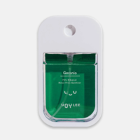 Brume parfumée de poche 45 ml avec logo personnalisé, spray désinfectant pour les mains parfumé, désinfectant pour les mains avec logo personnalisé