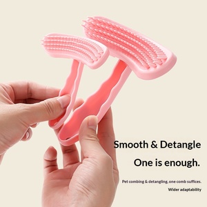 Spazzola per la rimozione dei <span class=keywords><strong>peli</strong></span> di gatti a pelo corto, pettine in silicone per cani e gatti con raccoglitore di <span class=keywords><strong>peli</strong></span> per piccoli animali - Product Image 3