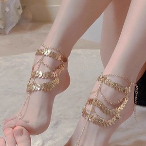 Người Đàn Ông Của Có Thể Điều Chỉnh 18K Mạ Vàng Hợp Kim Cơ Thể Chuỗi Kỳ Lạ Lúa Mì Đồng Xu Tua Mắt Cá Chân Chuỗi Engagement Party Wedding Kỷ Niệm - Product Image 1