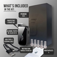 Airsense K1/H3/H3Pro/S1 Alat Uji Alkohol Napas Pengganti Breathalyzer, Sumbat Mulut untuk Tes Napas