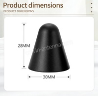 Mini tête champignon sans fil Antenne externe étanche 2.4G Connecteur SMA WIFI 2.4GHz ANTENNE WIFI cellulaire extérieure
