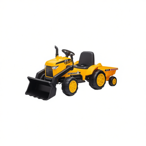 Tractor con Bulldozer de 108 cm, Amarillo, Eléctrico, para Niños de 3 a 8 Años - Product Image 1
