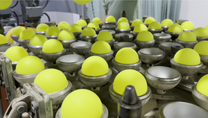 Macchine Rotomolding a navetta Multi-stazione a doppio braccio con componenti di nucleo per la produzione di sfere sottaceto - Product Image 3