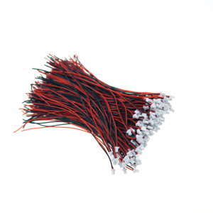 Connecteur JST GHR-02V-B 2 broches, pas de 1,25 mm, faisceau de câbles fin rouge et noir pour électronique portable et petit module de rétroéclairage LCD - Product Image 3