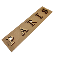 Lettres acryliques d'intérieur 3D personnalisées pour la signalisation de bureau Lettres murales de logo pour la publicité Car Company Taxi Mall Hospital Park