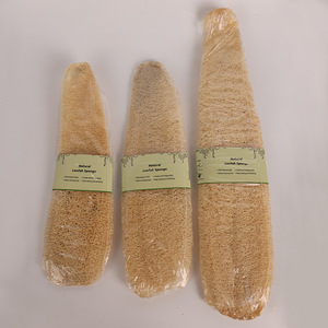 Esponja de Luffa Seca Orgánica Natural, Exfoliante Corporal Ecológico y Esponja de Limpieza para Platos de Cocina, Biodegradable - Product Image 4