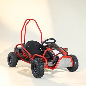 Hochwertiger 500 W Elektro-Strandbuggy 48 V 14 A Bleisäure-Kids-Go-Kart mit Getriebebox