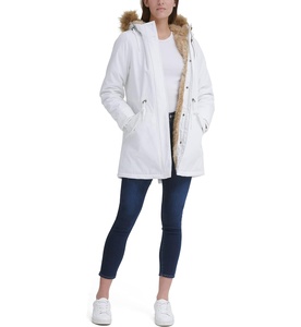 Manteau d'hiver pour femmes Quilting Parka Veste légèrement rembourré imperméable avec cuir de mouton et décoration de broderie pour femme - Product Image 2