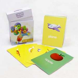 Children Cognition Learning Flash Cards le mie prime parole Picture Flash Card Educational digital matching giochi di carte di ortografia - Product Image 5