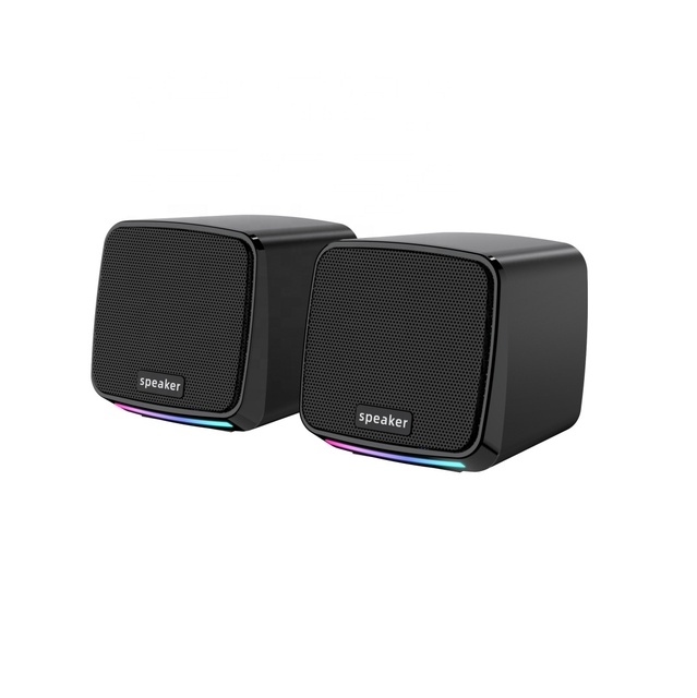 Havit SK764 USB 2.0 Wired RGB Computer Speaker Theater Sound System Gaming LED Light Desktop Speaker Mini Speakers