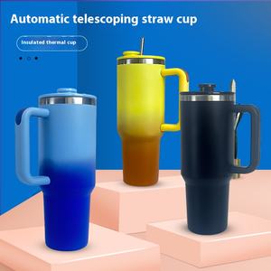 <span class=keywords><strong>Tasse</strong></span> à paille moderne entièrement automatique en acier inoxydable 20Oz/30Oz/40Oz Thermos pour thé au lait bière glacée café pour cadeaux - Product Image 5