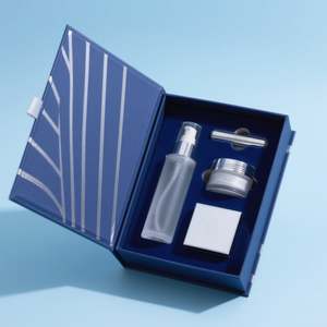 Luxury Custom Magnetic Paper Boxes Square <strong>Book</strong> Shape Gift <strong>Packaging</strong> Box for Skincare <strong>Set</strong> Cosmetics - Product Image 4