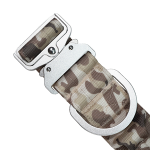 Wear Resistant Camo Print <b>Dog</b> <b>Collar</b> Nylon Webbing Soft Padded Liner Cobra Buckle Metal D Ring Adjustable Custom Available - Product Image 3
