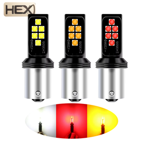 Nuovo <span class=keywords><strong>12V</strong></span> Auto lampadina LED per Auto 1156 BA15S P21W 1157 BAY15D <span class=keywords><strong>P21</strong></span>/5W 3030 12SMD Moto Stop freno di retromarcia segnale di direzione - Product Image 1