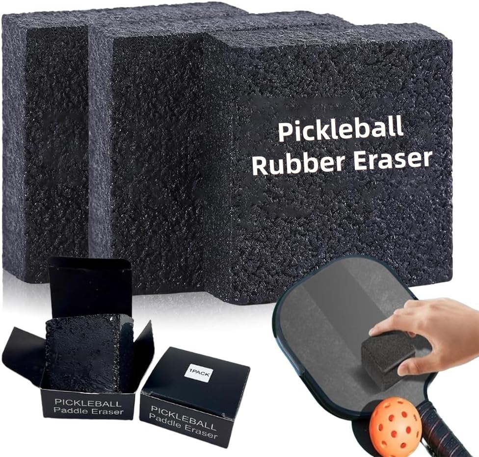 Pickleball Paddle Rubber Cleaning Erasers Quick & Effective Pickleball Accessories to Remove Ball Residue Dirt and Scratches