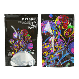 Tùy chỉnh chua đứng lên túi truyền Gummies nấm dưa hấu dâu tây kẹo ăn được bao bì Mylar Túi - Product Image 2