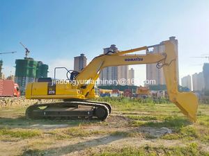 Excavadora de cadenas Komatsu PC270 japonesa original de 28 toneladas, motor usado, 1 año de garantía, capacidad de cazo de 1.2m, subasta global - Product Image 3