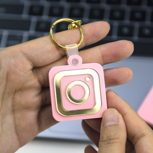 NFC cá nhân có thể ghi 13.56Mhz có thể in tùy chỉnh OEM xã hội NFC 213 NFC Key Instagram Micro tag móc khóa thẻ - Product Image 2